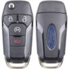 Strattec 2015 - 2021 Ford 4 Button Starter High Security Remote Head Flip Key - 5923694