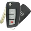 2014 - 2021 Nissan Rogue Remote Flip Key - CWTWB1G767 1st VIN 5 or K