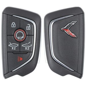 2020 Chevrolet Corvette C8 Smart Key 6B Trunk / Starter / Hood - YG0G20TB1 - Chrome Logo
