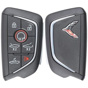 2020 Chevrolet Corvette C8 Smart Key 7B- YG0G20TB1 - Chrome Logo