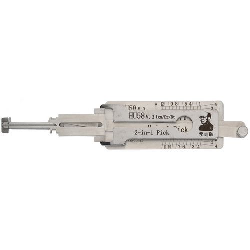 Original Lishi 2 In 1 Pick And Decoder HU58 BMW 4 Track