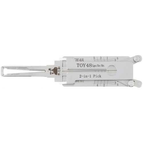 Original Lishi Lexus 4 Track Short Blade 2 in 1 Pick and Decoder TOY48