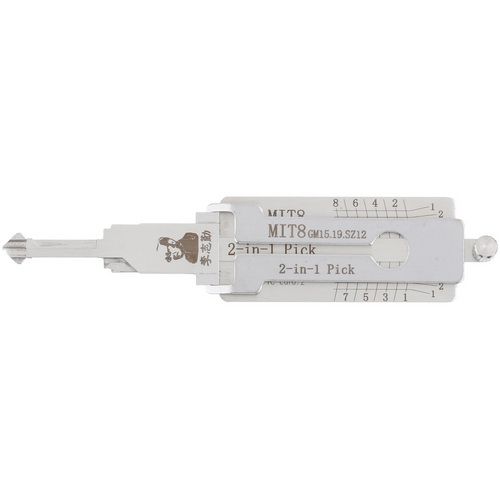 Original Lishi Mitsubishi MIT8 2 in 1 Pick and Decoder
