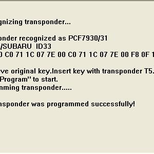 Tmpro SW 62 - Key copier for ID11-ID12-ID13 and ID33 fixed keys