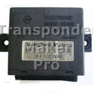 Tmpro SW 85 - SsangYong immobox VDO