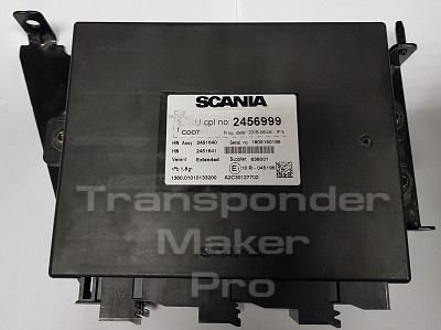 TMPro SW 213 - Scania trucks BCM Coordinator type 2
